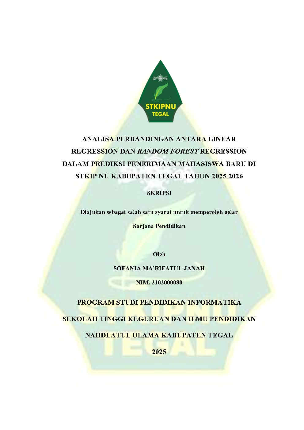 Cover Skripsi