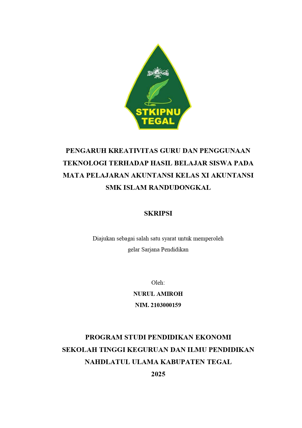 Cover Skripsi