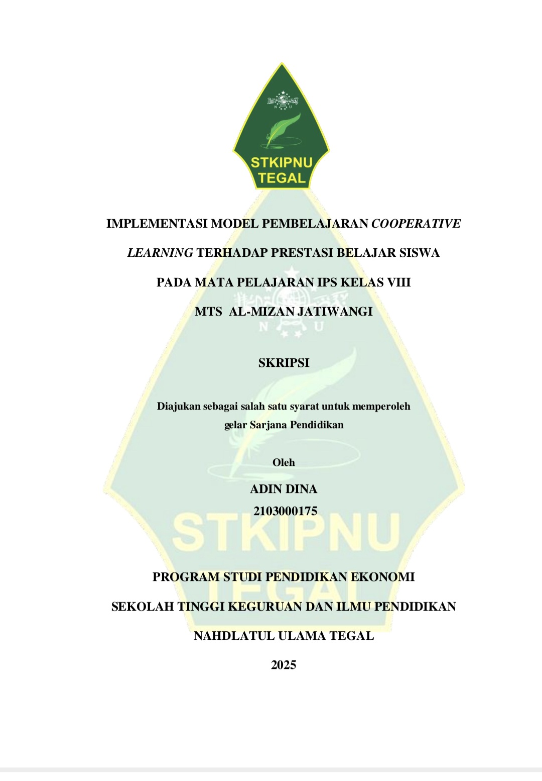 Cover Skripsi
