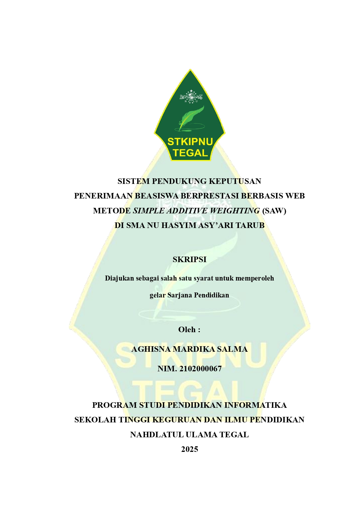 Cover Skripsi