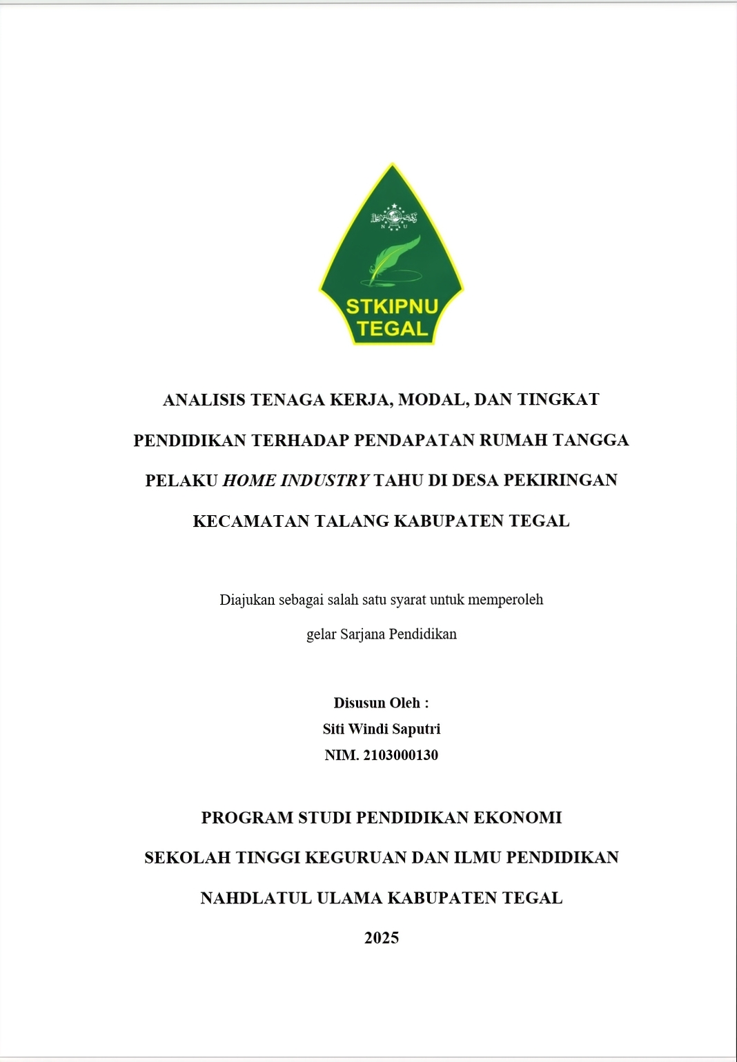 Cover Skripsi