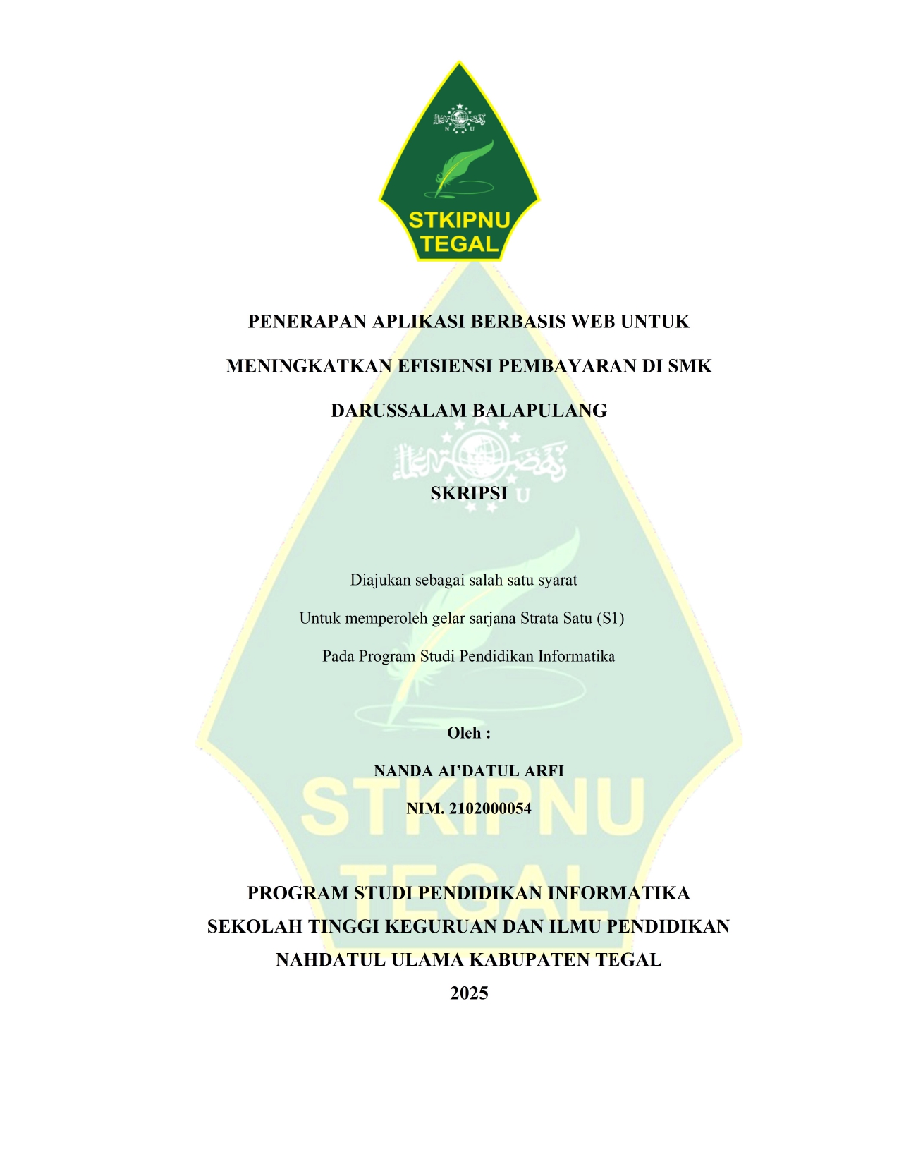 Cover Skripsi