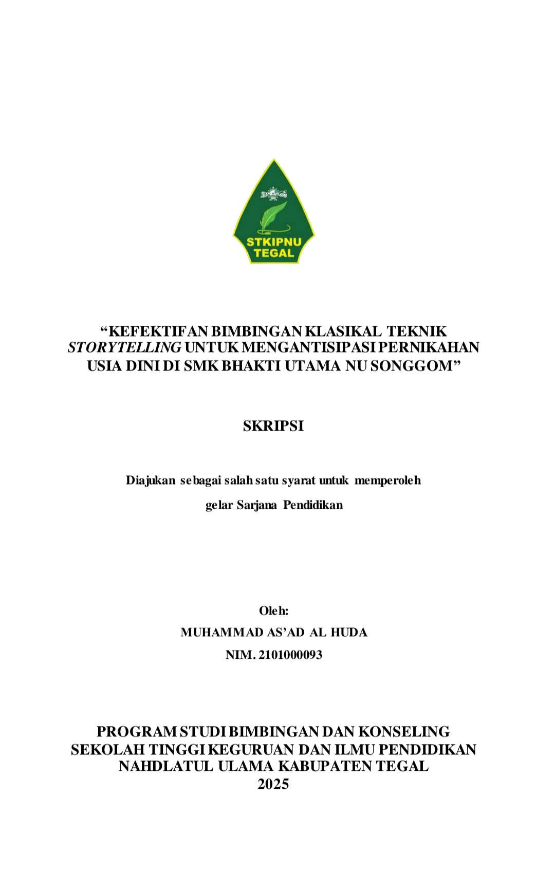 Cover Skripsi