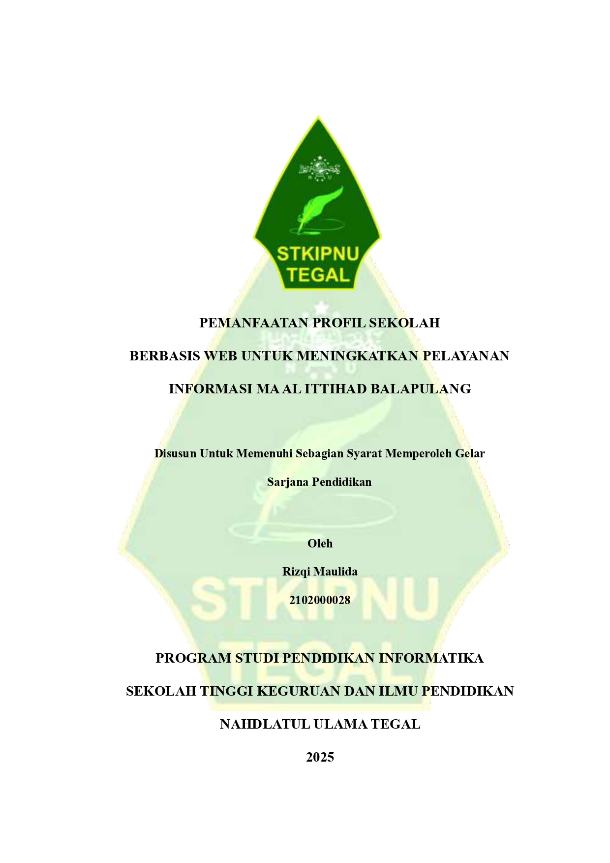Cover Skripsi